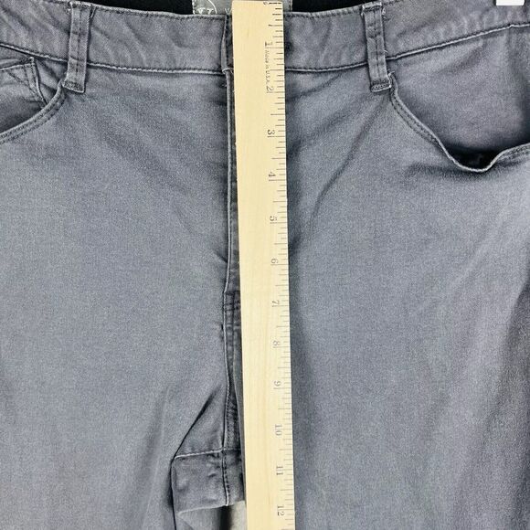 Wit & Wisdom Jeans Womens 14 Gray Ab Solution Stretch High Rise Ankle - Picture 7 of 12